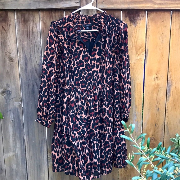 Jcrew leopard print SP dress
